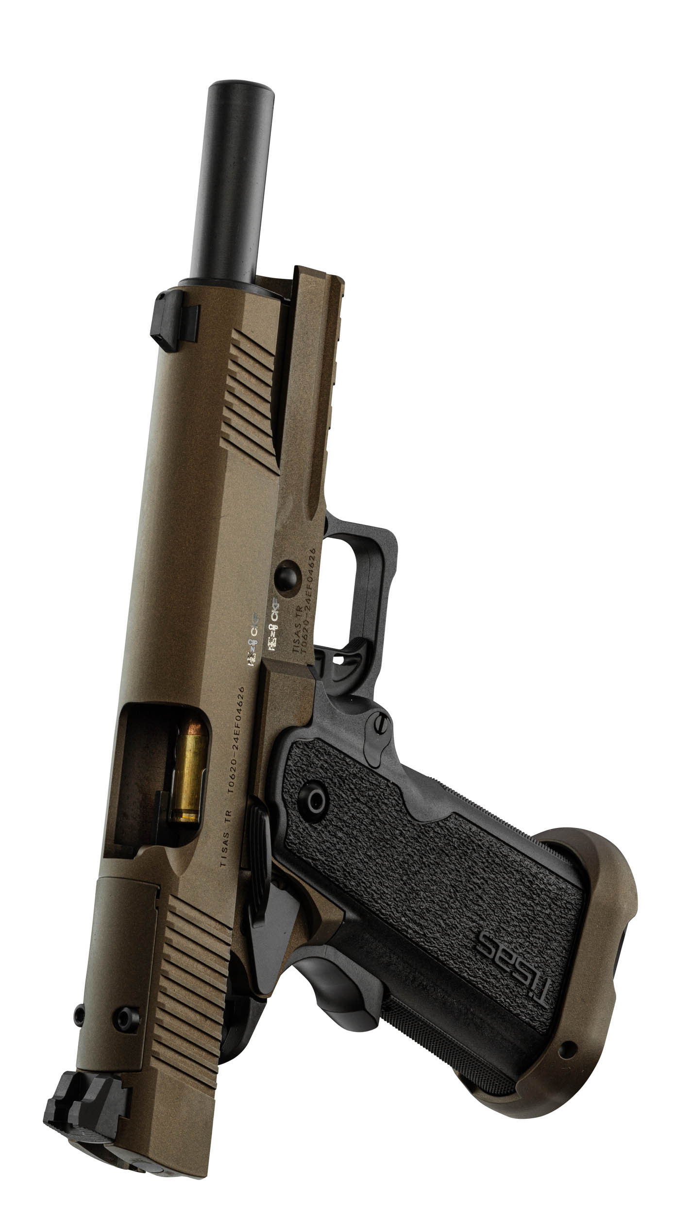Pistolet TISAS 2011 DOUBLE STACK Duty Bronze OR cal.9x19 - Armes ...