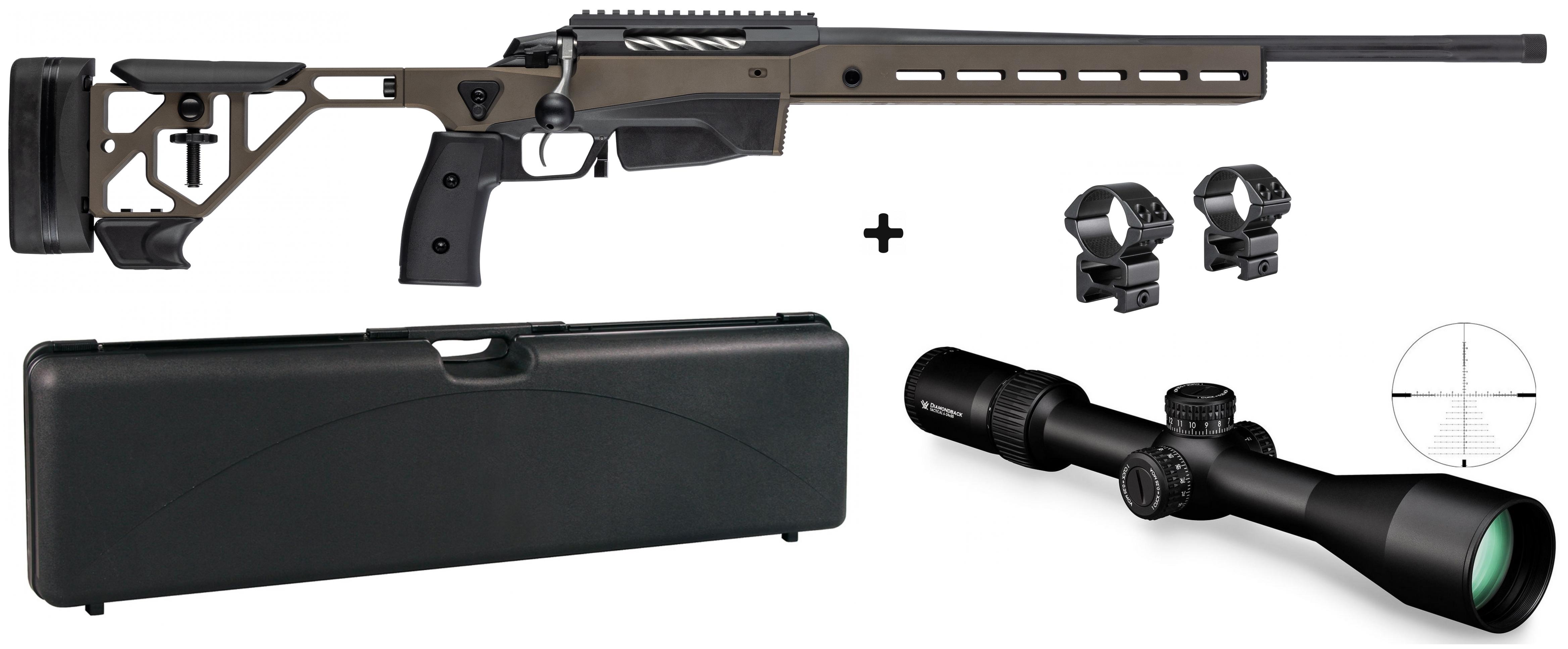 TIKKA T3X ACE GAME Cerakote Graphite Black 24.3" cal.308 Win "Pack