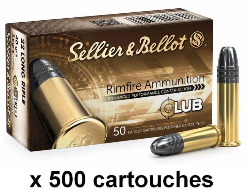 SELLIER & BELLOT 22Lr HV (grande vitesse) /500
