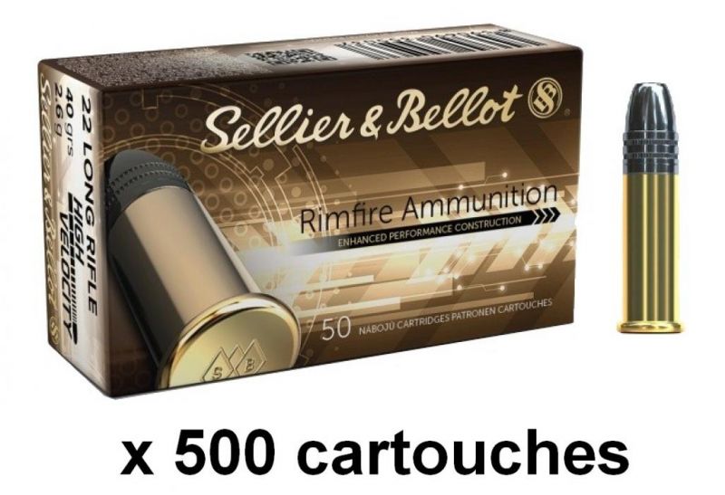 SELLIER & BELLOT 22Lr HV (grande vitesse) /500