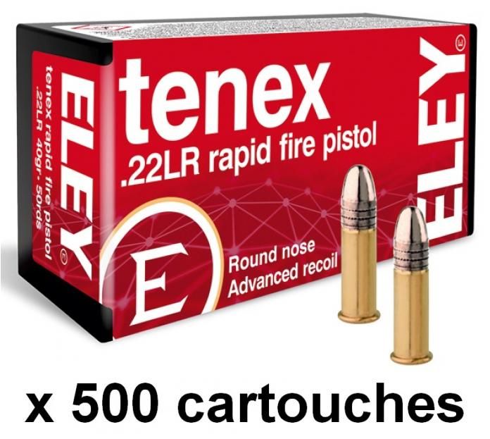 ELEY 22Lr Tenex Rapid Fire Pistol /500