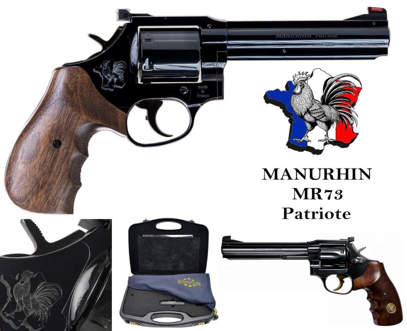 Revolver MANURHIN MR73 PATRIOTE 5"1/4 cal.357 mag - 38 special