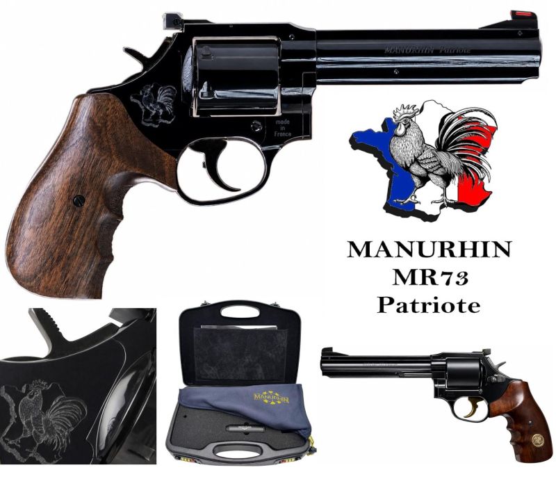 Revolver MANURHIN MR73 PATRIOTE 5"1/4 cal.357 mag - 38 special