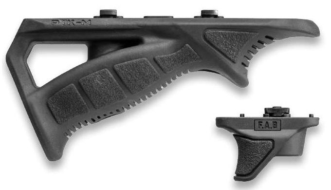 Combo Poignée avant PTK-M et Grip d'angle FAB DEFENSE Black M-Lok