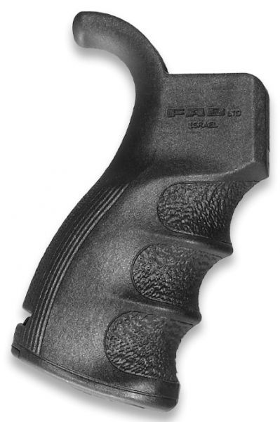 Poignée caoutchouc FAB DEFENSE AG-43 Noir pour AR15-M16-M4
