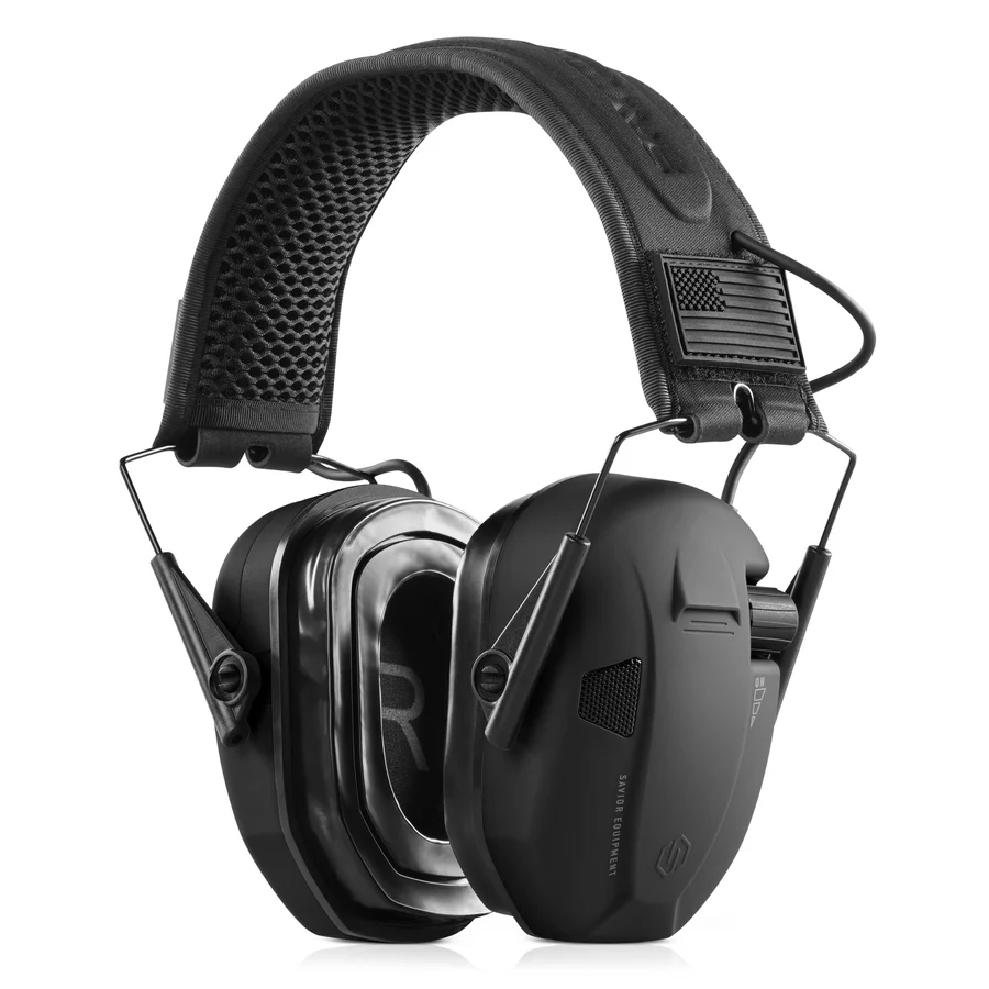 Casque électronique SAVIOR Equipment APOLLO Obsidian Black