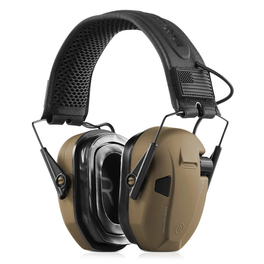 Casque électronique SAVIOR Equipment APOLLO FDE Tan