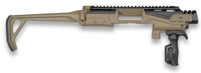 Crosse pliante FAB DEFENSE KPOS Scout FDE pour pistolets GLOCK