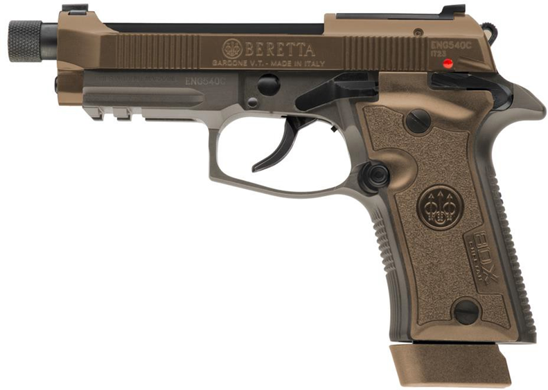 Pistolet BERETTA 80X Cheetah Tactical Desert calibre 380 ACP (380 Auto -9mm Short)