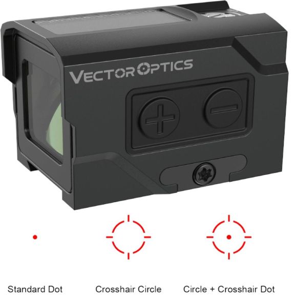 Viseur point rouge VECTOR OPTICS FRENZY+ 1x18x20 Solar Multi-Réticules