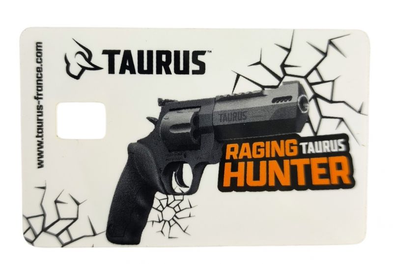 Sticker autocollant Carte Bancaire TAURUS RAGING Hunter