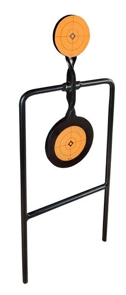 Cible gong CALDWELL Swinging Metal Target DOUBLE HANDGUN cal.22 Lr ...