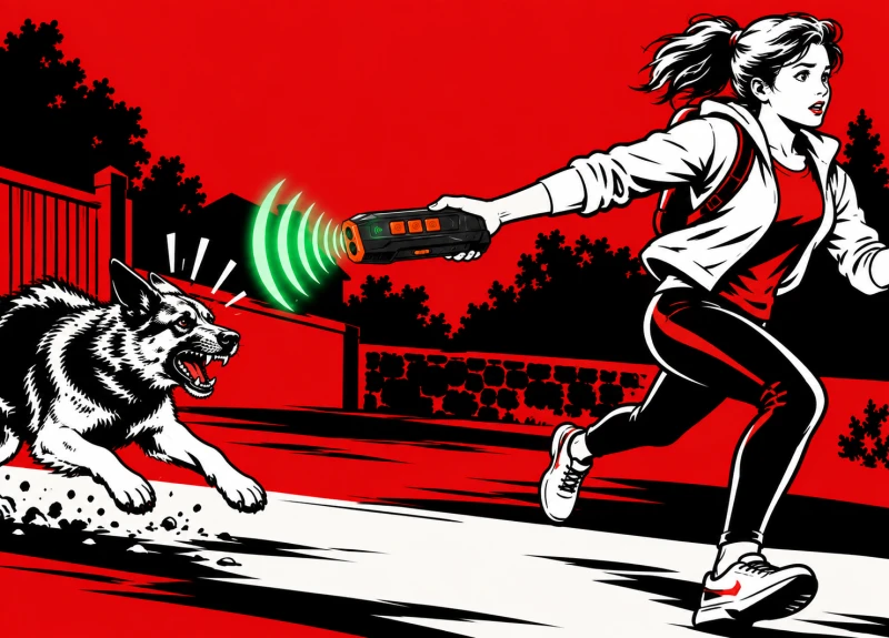 Ultrasons repousse chien et anti-aboiement UX DOG TRAINER