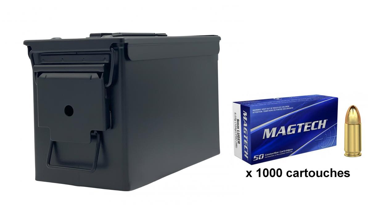 MAGTECH Cal 9mm PARA FMJ Caisse NOIR 1000 Cartouches Armes Cat gorie MAGTECH Cal 9mm PARA FMJ Caisse NOIR 1000 Cartouches Armes Cat gorie