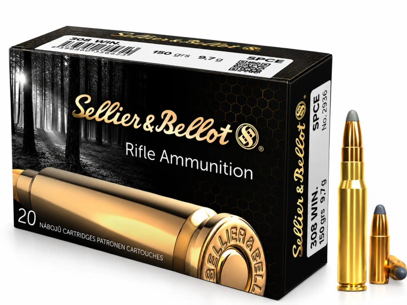 SELLIER & BELLOT cal.308 Win SPCE 150 grains - 9.7 grammes /20