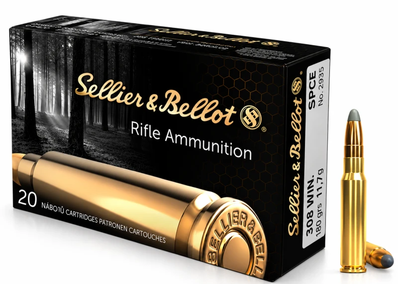 SELLIER & BELLOT cal.308 Win SPCE 180 grains - 11.7 grammes /20