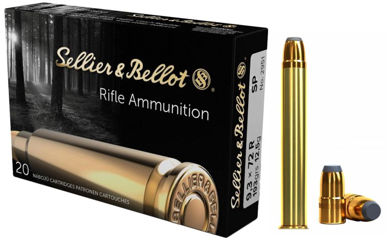 SELLIER & BELLOT cal.9,3x72 R SP 193 grains - 12.5 grammes /20