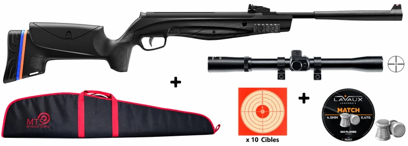 Carabine STOEGER RX3 TAC Black cal.4,5mm "Pack lunette 4x20"