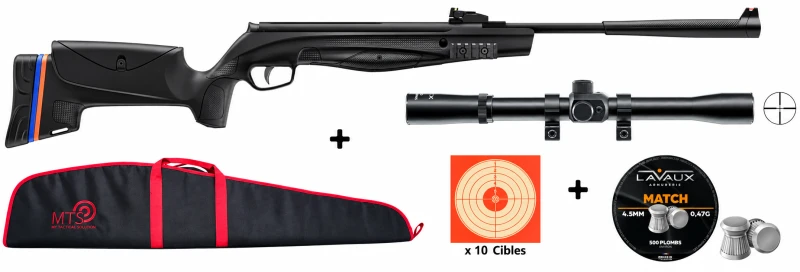 Carabine STOEGER RX5 TAC Black cal.4,5mm "Pack lunette 4x20"