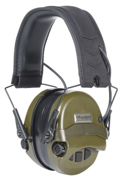 Casque antibruit Electronique PROHUNT Confort Vert