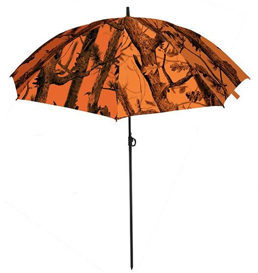 Parapluie de chasse en battue PROHUNT Camo Orange Fluo
