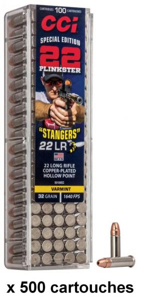 CCI 22lr Hyper Velocity STANGERS (32 grains) /500