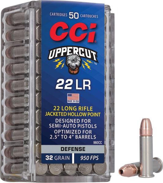 CCI 22lr UPPERCUT Hollow Point (32 grains) /50