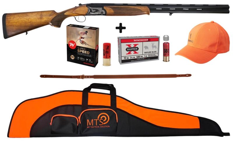 Fusil de chasse superposé KOFS ZENITH Black Gravé cal.12/76 (71cm) "Pack ouverture"