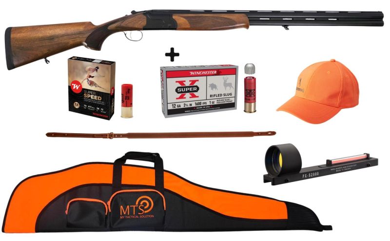 Fusil de chasse superposé KOFS ZENITH Black cal.12/76 (71cm) "Pack ouverture Easy Hit"