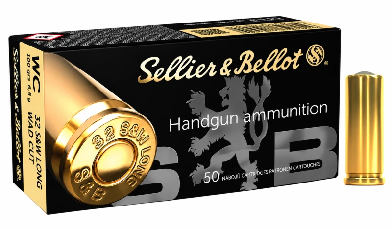 SELLIER & BELLOT cal.32 S&W Long WAD CUTTER /50