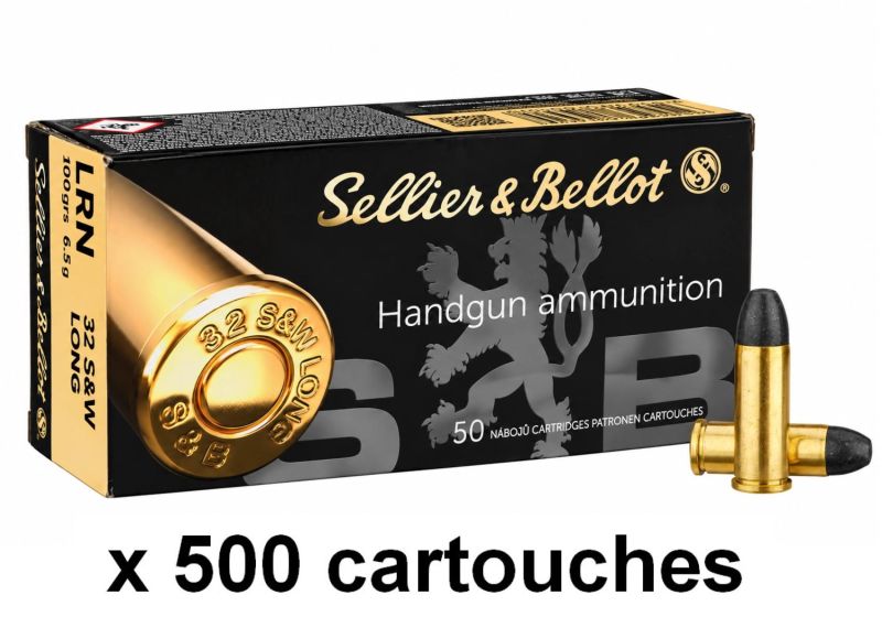 SELLIER & BELLOT cal.32 S&W Long LRN /500