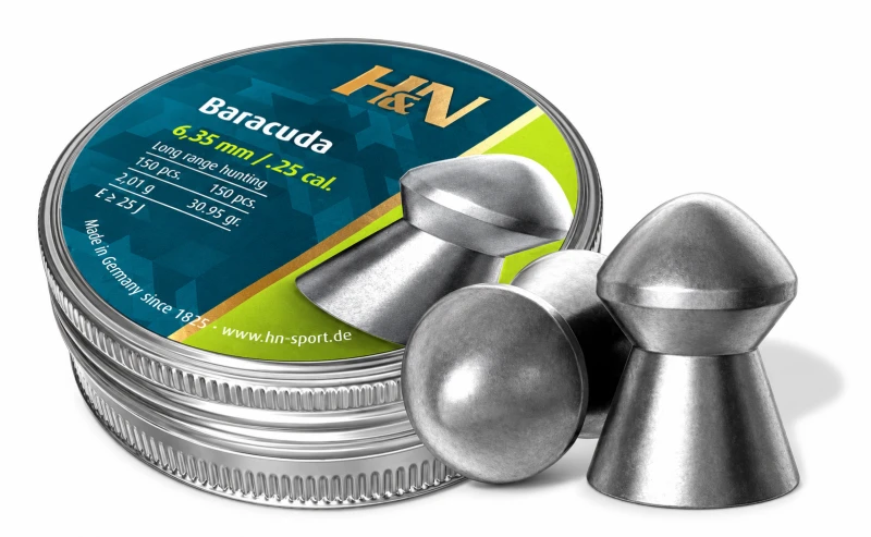 Plombs cal.6,35mm H&N Baracuda (2.01 gr) /150