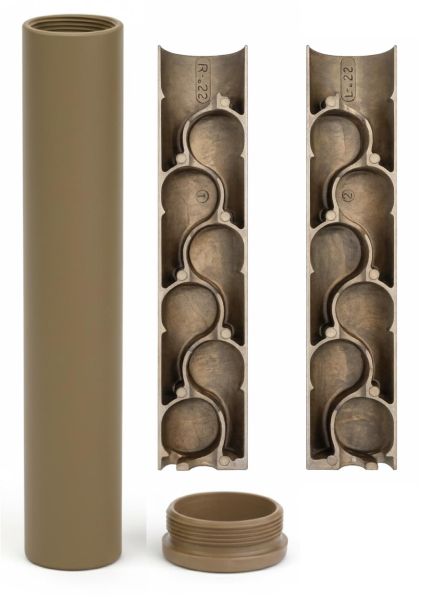 Silencieux ASE UTRA ECO RIMFIRE FDE cal.22 Lr (Filetage 1/2x28)