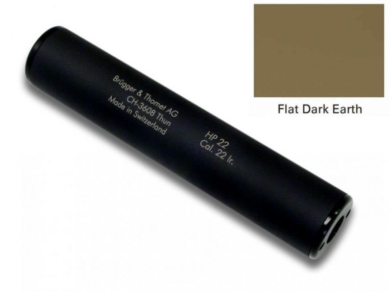 Silencieux BRUGGER & THOMET HP22 FDE cal.22 Lr (Filetage 1/2x20)