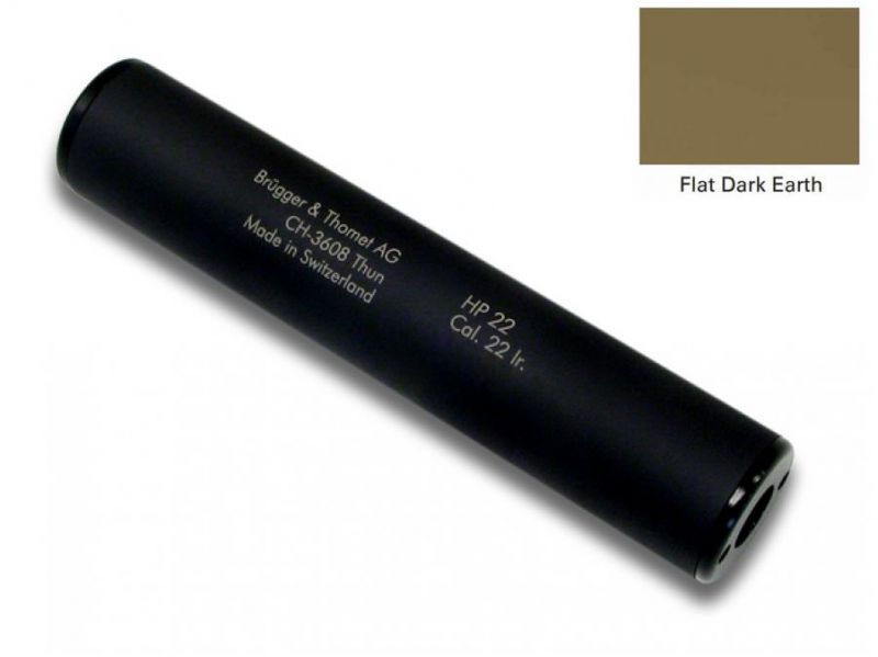 Silencieux BRUGGER & THOMET HP22 FDE cal.22 Lr (Filetage 1/2x28)