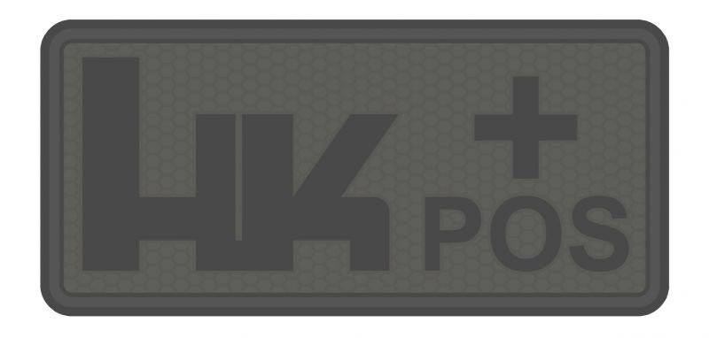 Patch velcro HK POS+ Blood Black/Olive