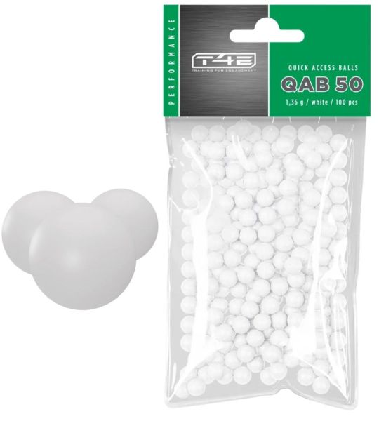Sachet de 100 Billes Polymer Brise-Glace QAB50 T4E cal.50 (12.7mm) 1.36g