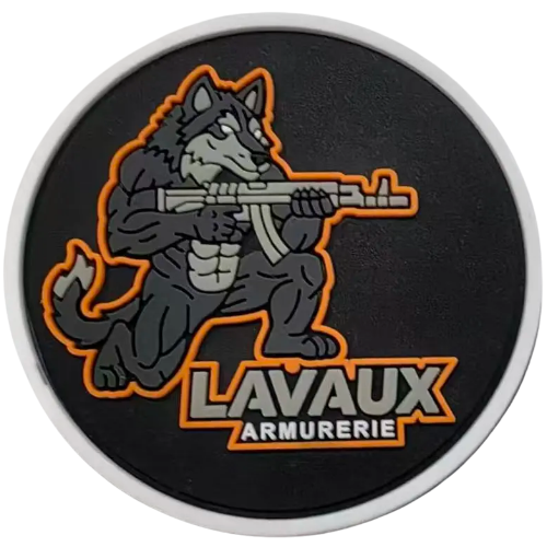 Patch Loup Armurerie Lavaux Collection Animal Totem