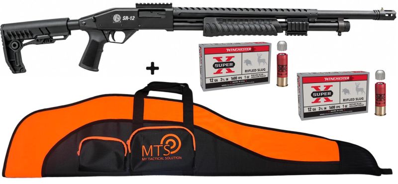 Fusil à pompe ROSSI SR12 Tactical cal.12/76 "Pack tir"