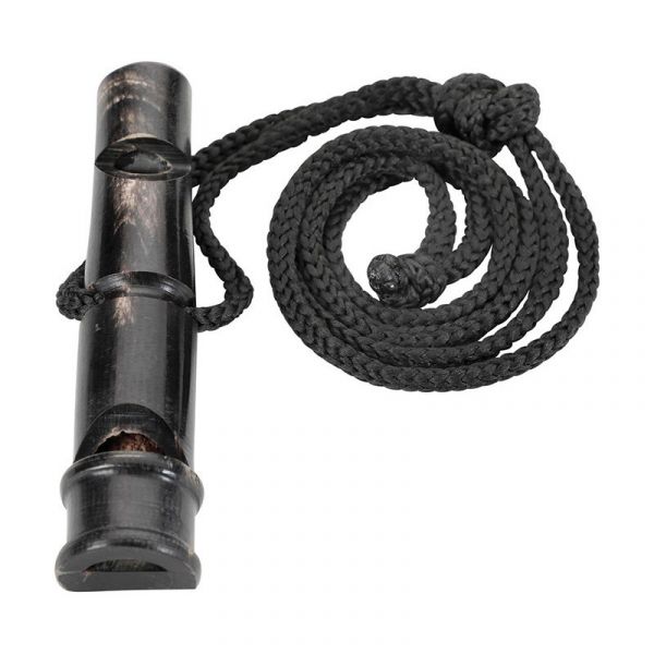 Sifflet de dressage deux tons en corne pour chien