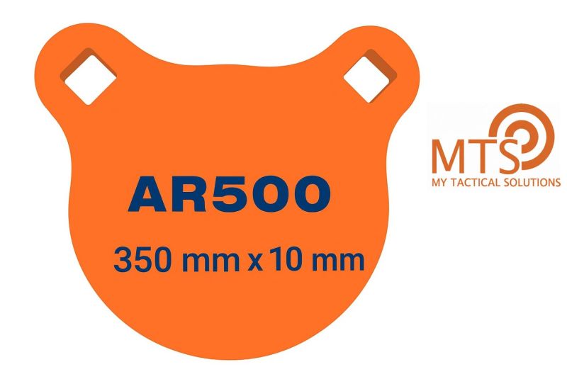 Gong de Tir MTS ROND Ø350 HARDOX 500 (AR500) - 10mm