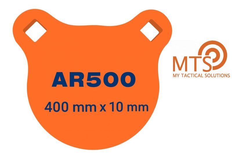 Gong de Tir MTS ROND Ø400 HARDOX 500 (AR500) - 10mm