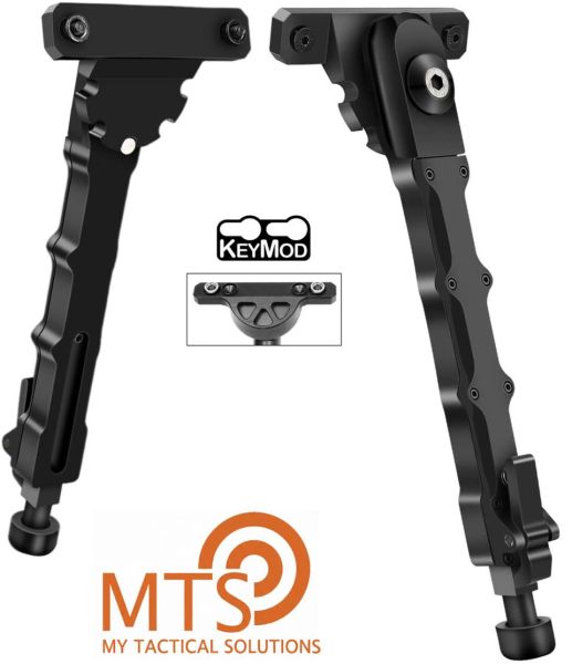 Bipied tactique AR15 MTS V9 Fixation KEYMOD 6-9"