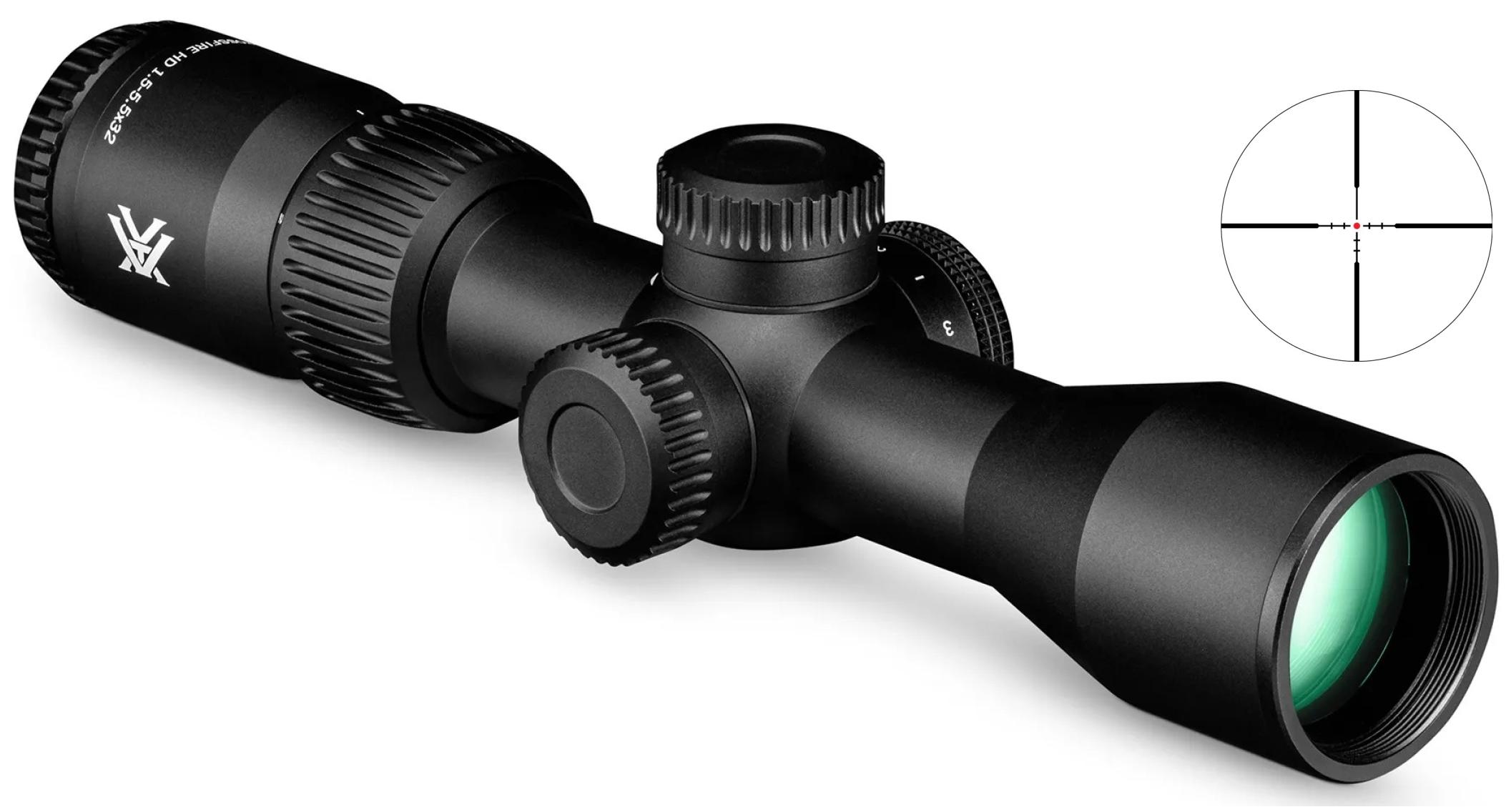 Lunette De Tir VORTEX CROSSFIRE HD SCOUT 1 5 5 5x32 Ret Dead Hold BDC lunette-de-tir-vortex-crossfire-hd-scout-1-5-5-5x32-ret-dead-hold-bdc