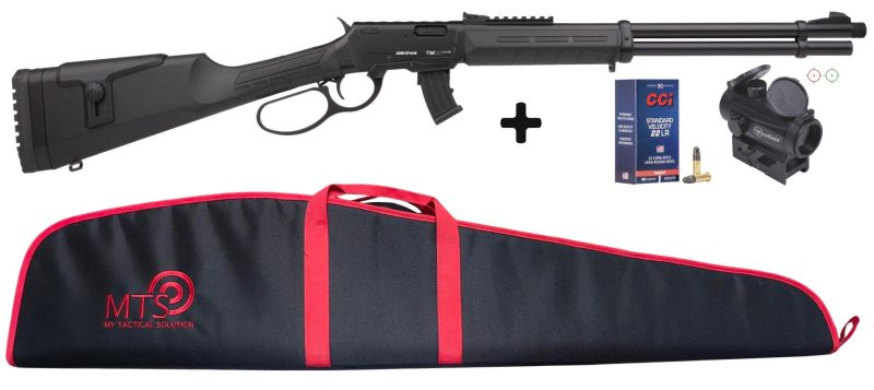 Carabine à levier DERYA TM22 LA Synthétique cal.22 Lr "Pack viseur FIREFIELD Impulse 1x22"