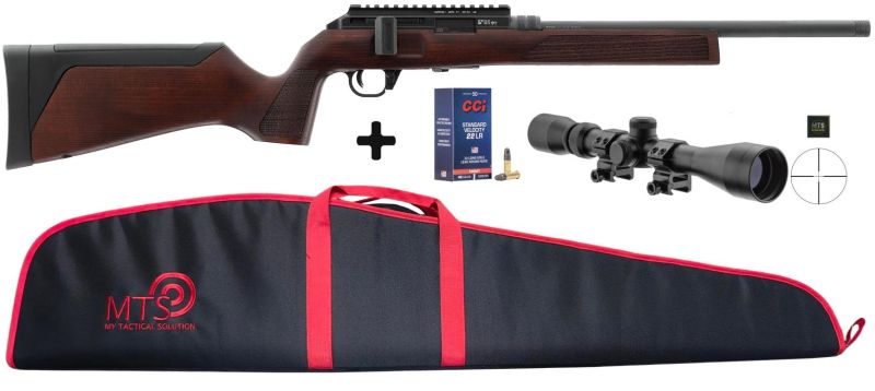 Carabine linéaire HAMMERLI FORCE B1 Wood Classic cal.22Lr "Pack MTS 3-9x40"