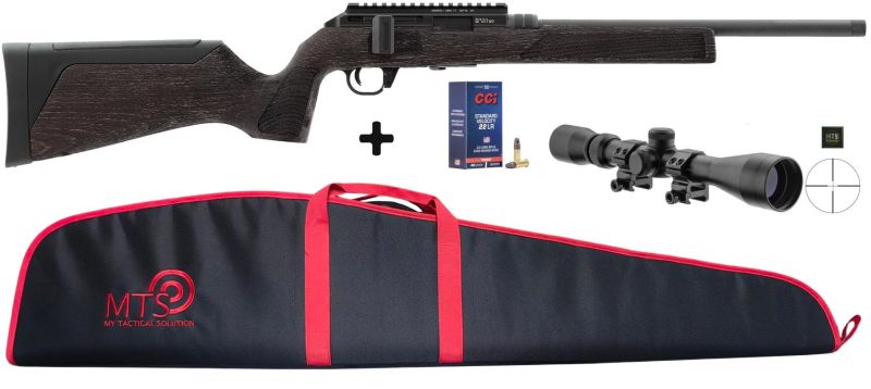 Carabine linéaire HAMMERLI FORCE B1 Wood Antique cal.22Lr "Pack MTS 3-9x40"