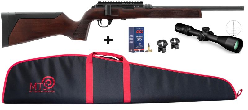 Carabine linéaire HAMMERLI FORCE B1 Wood Classic cal.22Lr "Pack VORTEX DIAMONDBACK 6-24x50 ret.EBR-2C"