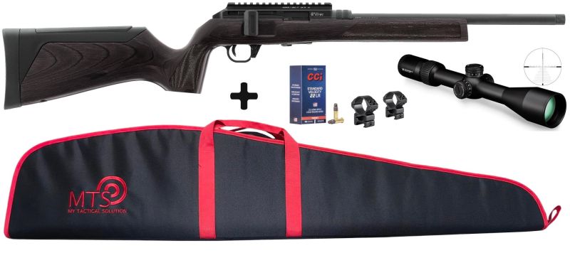 Carabine linéaire HAMMERLI FORCE B1 Wood Lamined Sport cal.22Lr "Pack VORTEX DIAMONDBACK 6-24x50 ret.EBR-2C"