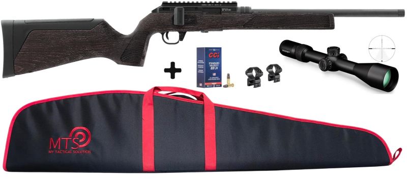 Carabine linéaire HAMMERLI FORCE B1 Wood Antique cal.22Lr "Pack VORTEX DIAMONDBACK 6-24x50 ret.EBR-2C"